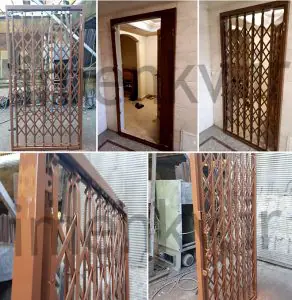 درب اکاردئونی دو جداره درب اکاردئونی دو جداره