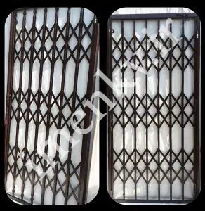 درب اکاردئونی ساده